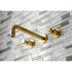 Clearance Concord Two-Handle Wall Mount Roman Tub Faucet Tub Faucets