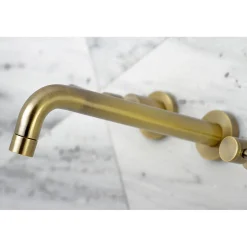 Clearance Concord Two-Handle Wall Mount Roman Tub Faucet Tub Faucets