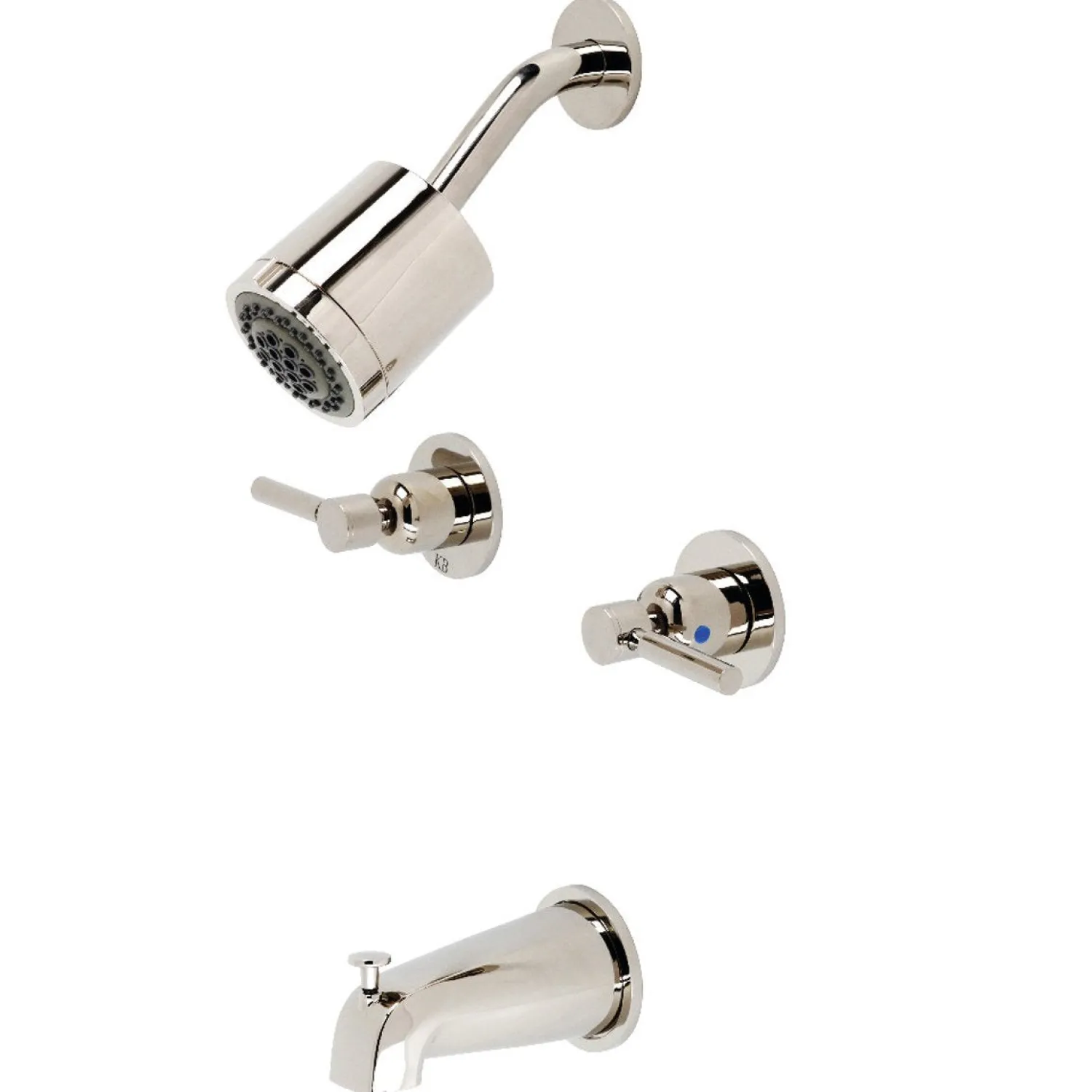 Discount Concord Two-Handle 7.13" x 14.13" Tub and Shower Faucet Tub & Shower Sets