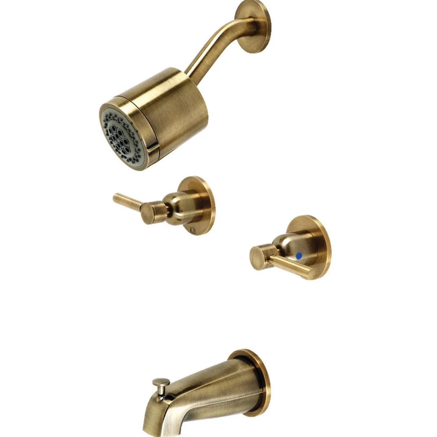 Discount Concord Two-Handle 7.13" x 14.13" Tub and Shower Faucet Tub & Shower Sets