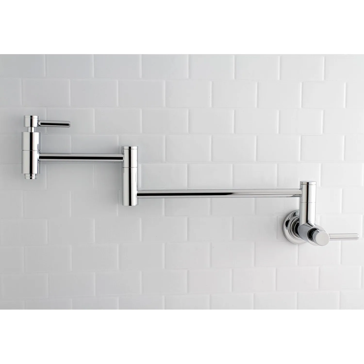 Online Concord Wall Mount Single Hole Pot Filler Kitchen Faucet Wall Mounted Kitchen Faucets|Single Hole