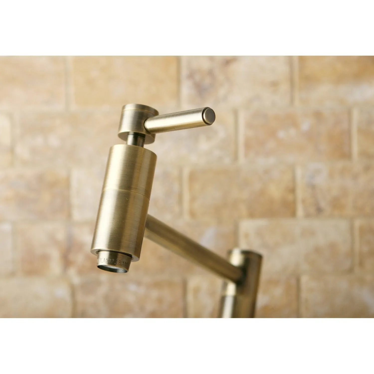 Online Concord Wall Mount Single Hole Pot Filler Kitchen Faucet Wall Mounted Kitchen Faucets|Single Hole