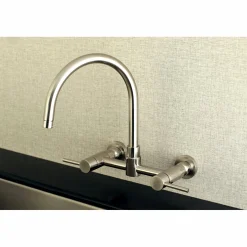 Concord Wall Mount 8-Inch Centerset Kitchen Faucet Wall Mounted Kitchen Faucets