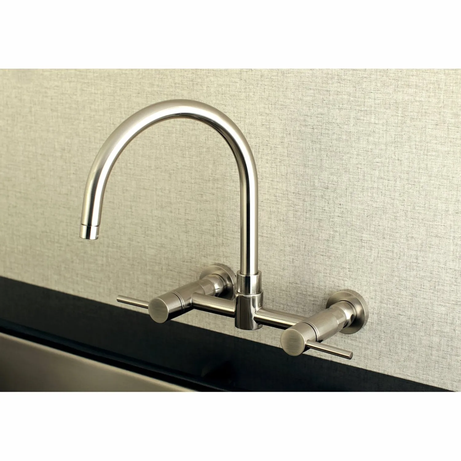 Concord Wall Mount 8-Inch Centerset Kitchen Faucet Wall Mounted Kitchen Faucets