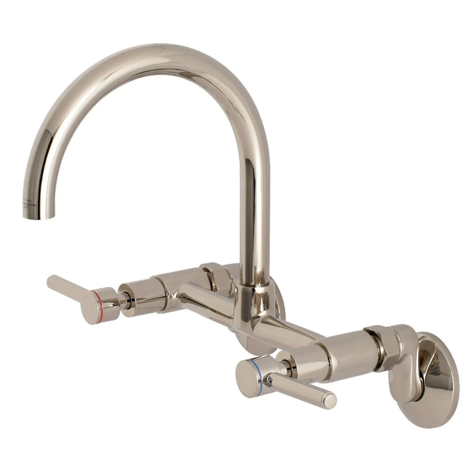Sale Concord Wall Mount 2-Hole 8-Inch Adjustable Center Kitchen Faucet Wall Mounted Kitchen Faucets