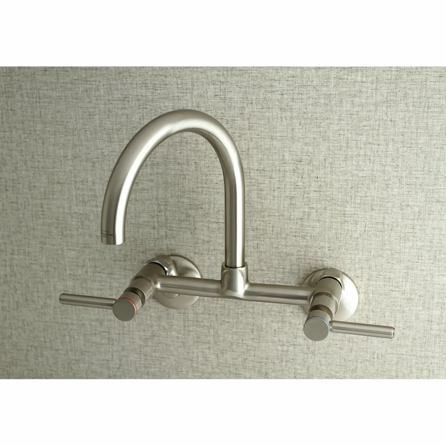 Sale Concord Wall Mount 2-Hole 8-Inch Adjustable Center Kitchen Faucet Wall Mounted Kitchen Faucets