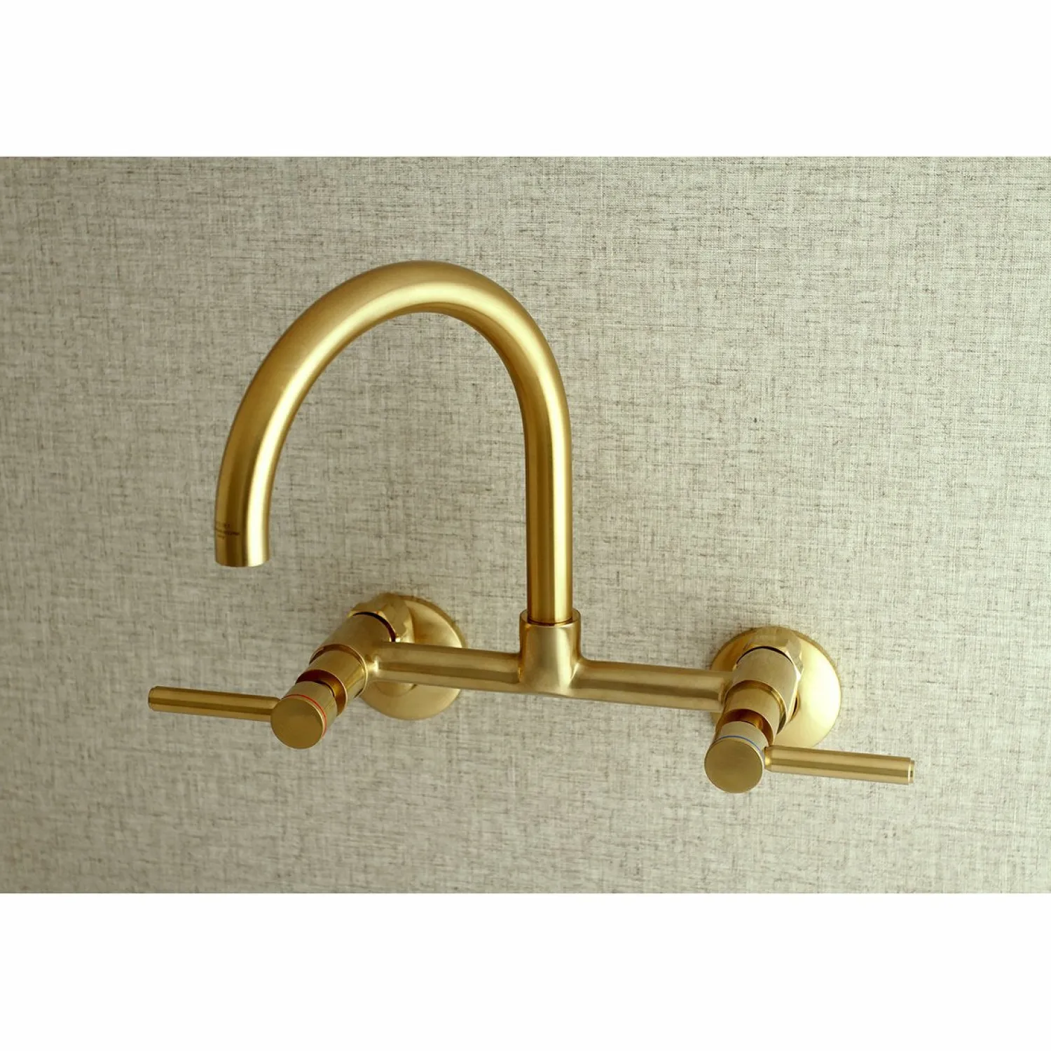 Sale Concord Wall Mount 2-Hole 8-Inch Adjustable Center Kitchen Faucet Wall Mounted Kitchen Faucets