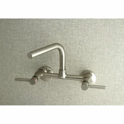 Outlet Concord Wall Mount 8-Inch Adjustable Center Kitchen Faucet Wall Mounted Kitchen Faucets