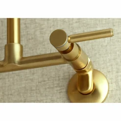 Outlet Concord Wall Mount 8-Inch Adjustable Center Kitchen Faucet Wall Mounted Kitchen Faucets