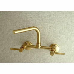 Outlet Concord Wall Mount 8-Inch Adjustable Center Kitchen Faucet Wall Mounted Kitchen Faucets