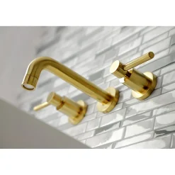 New Concord Wall Mount 2-Handle Bathroom Faucet Wall Mount