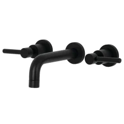 New Concord Wall Mount 2-Handle Bathroom Faucet Wall Mount