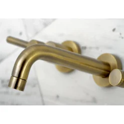 New Concord Wall Mount 2-Handle Bathroom Faucet Wall Mount
