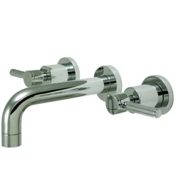 New Concord Wall Mount 2-Handle Bathroom Faucet Wall Mount