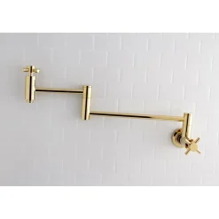 Outlet Concord Wall Mount Single-Hole Pot Filler Kitchen Faucet Wall Mounted Kitchen Faucets|Single Hole