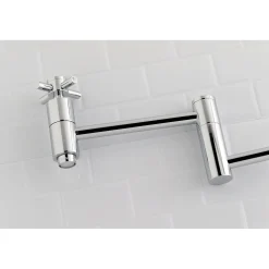 Outlet Concord Wall Mount Single-Hole Pot Filler Kitchen Faucet Wall Mounted Kitchen Faucets|Single Hole