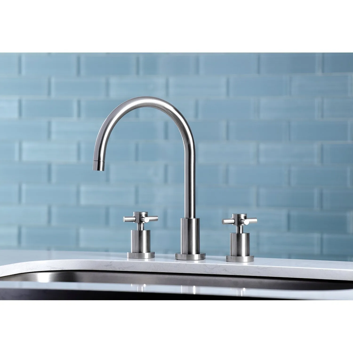 Concord Widespread 3-Hole Kitchen Faucet Widespread Kitchen Faucets