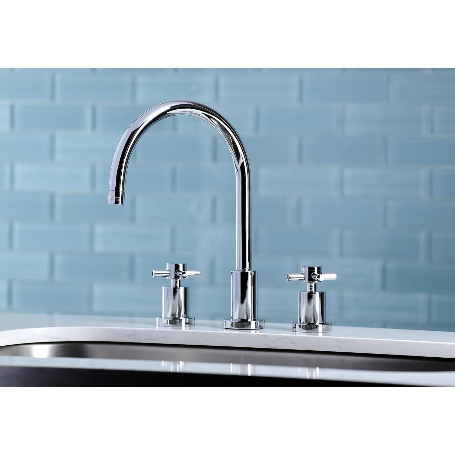 Concord Widespread 3-Hole Kitchen Faucet Widespread Kitchen Faucets