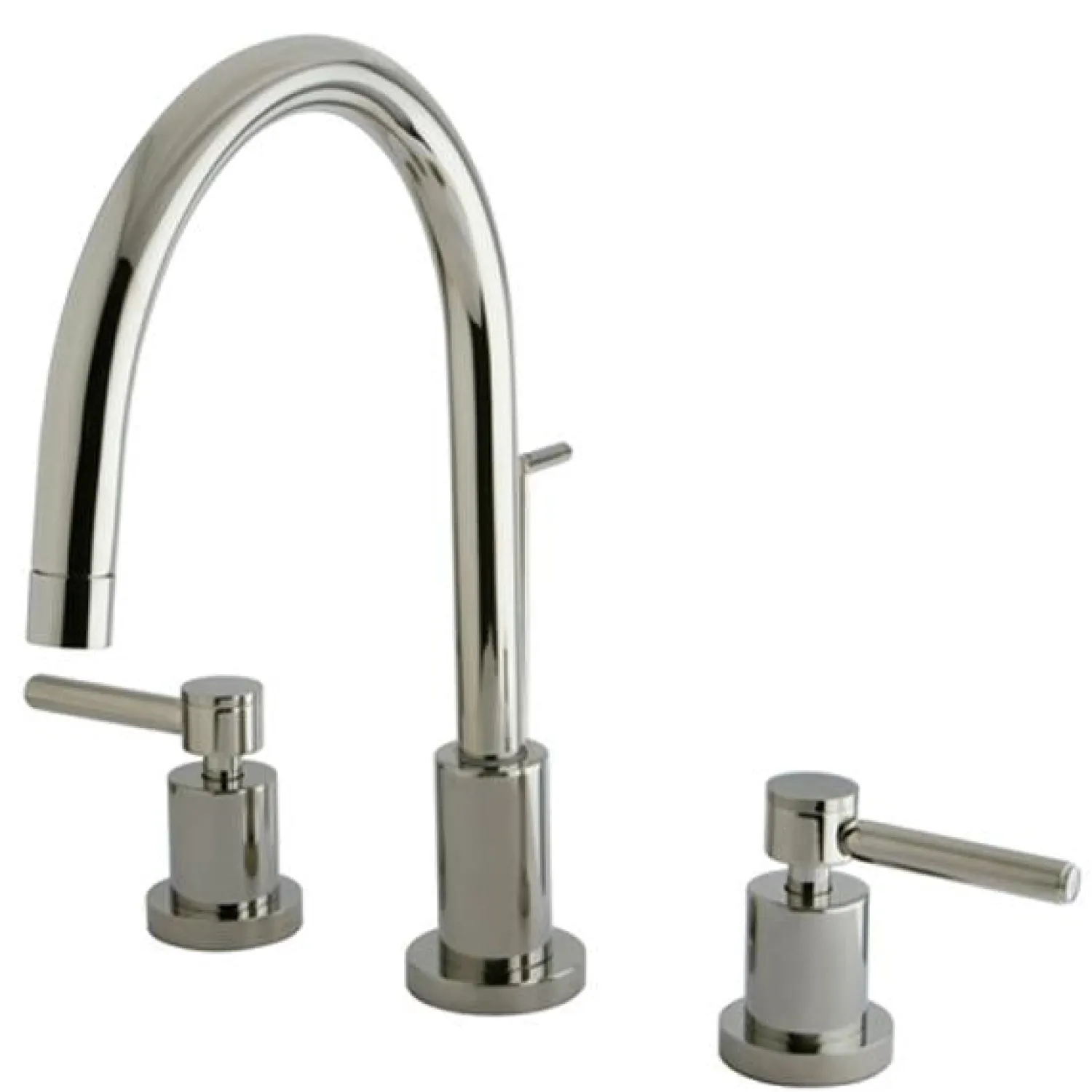 Best Concord Widespread Two Handle Lavatory Faucet with Brass Pop-up 8" Widespread