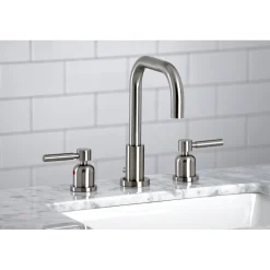 Discount Concord Widespread Bathroom Faucet with Brass Pop-Up 8" Widespread