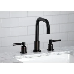 Discount Concord Widespread Bathroom Faucet with Brass Pop-Up 8