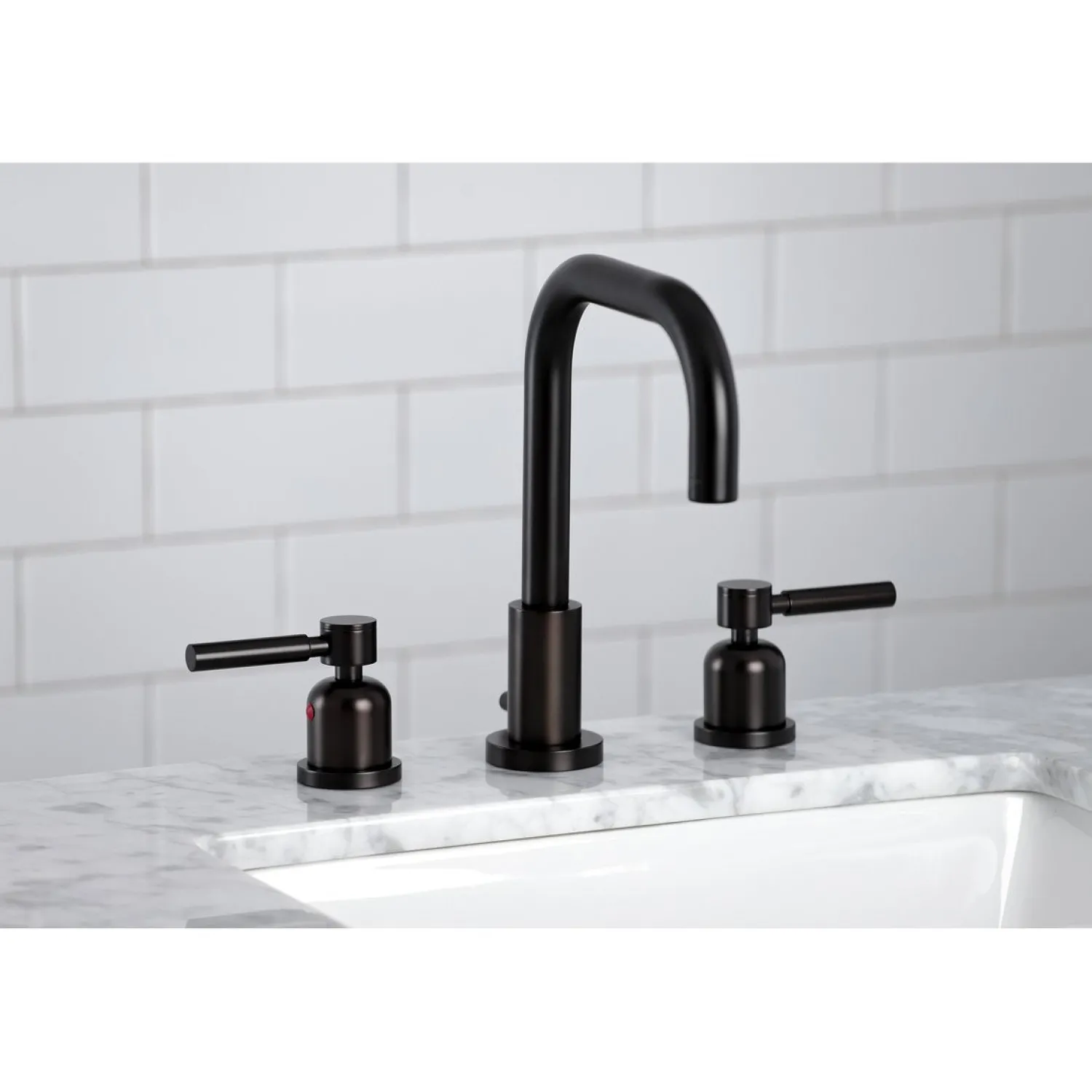 Discount Concord Widespread Bathroom Faucet with Brass Pop-Up 8" Widespread