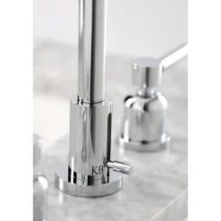 Discount Concord Widespread Bathroom Faucet with Brass Pop-Up 8