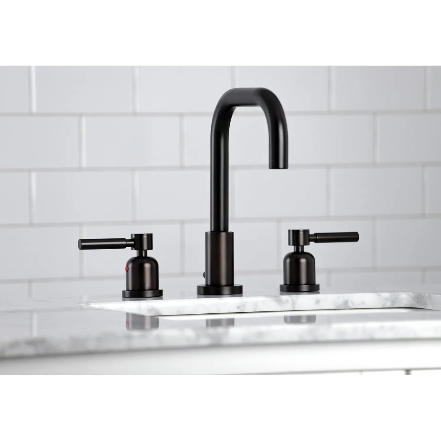 Discount Concord Widespread Bathroom Faucet with Brass Pop-Up 8" Widespread