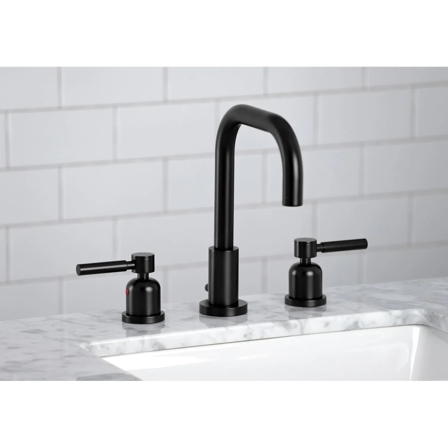 Discount Concord Widespread Bathroom Faucet with Brass Pop-Up 8" Widespread