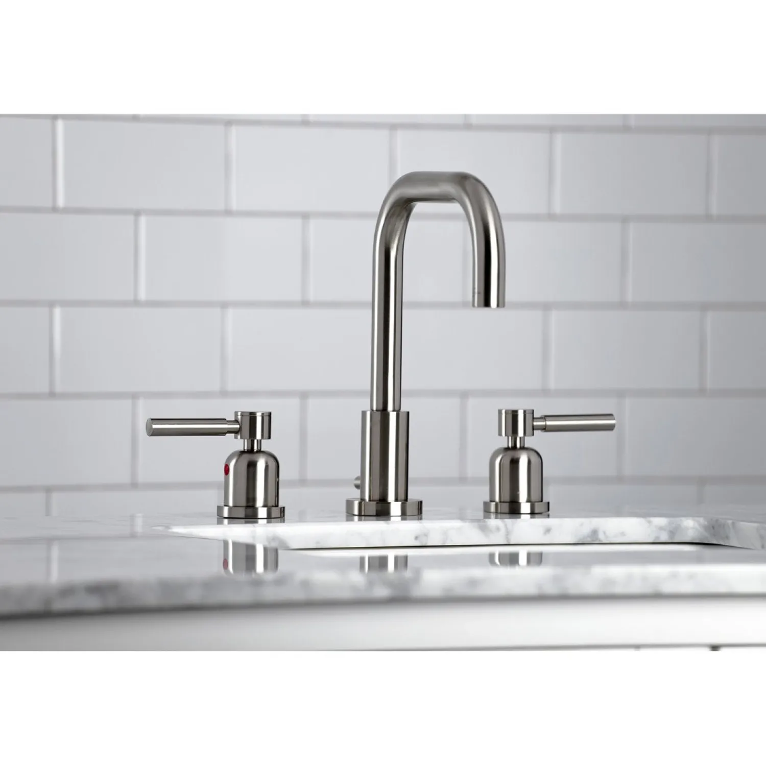 Discount Concord Widespread Bathroom Faucet with Brass Pop-Up 8" Widespread