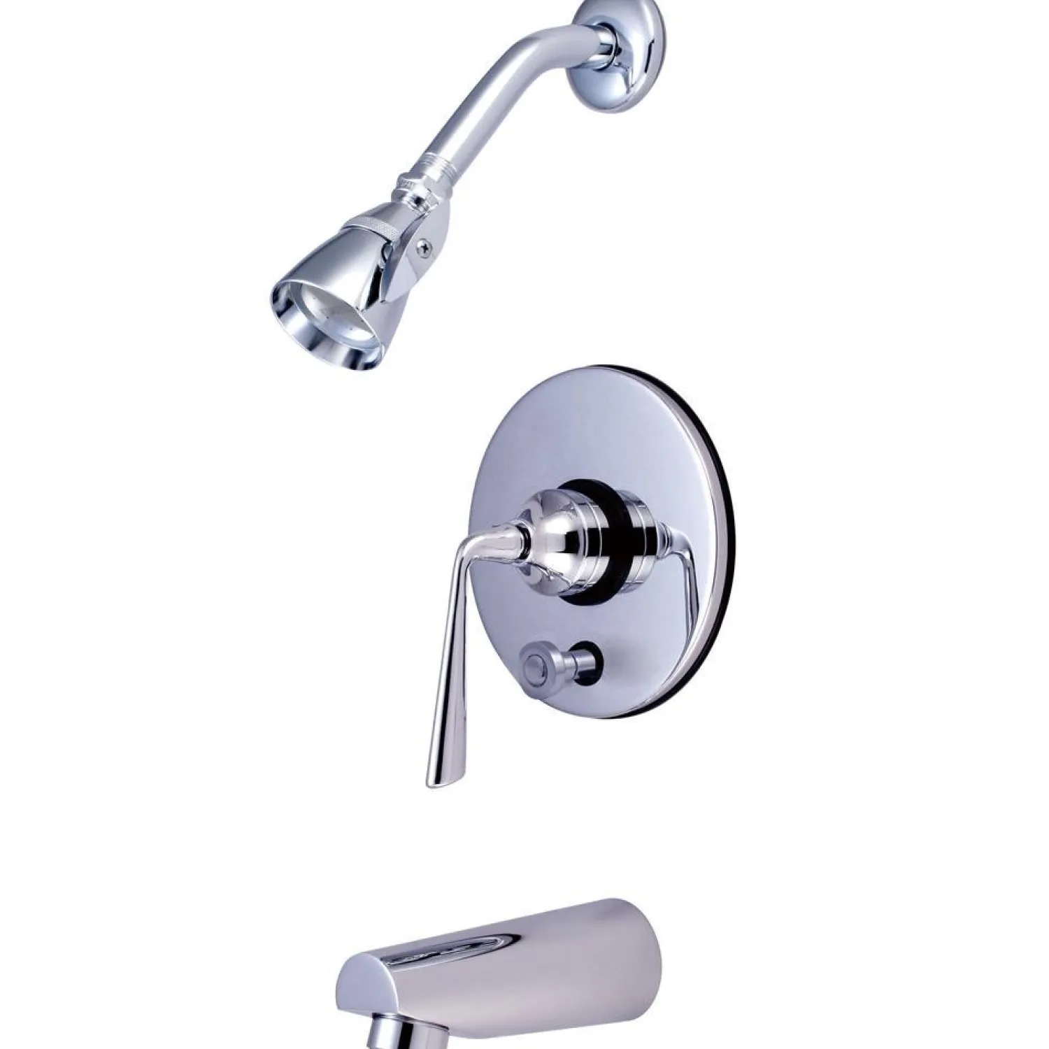 Sale Contemporary Silver Sage Single Handle Tub and Shower Faucet Tub & Shower Sets