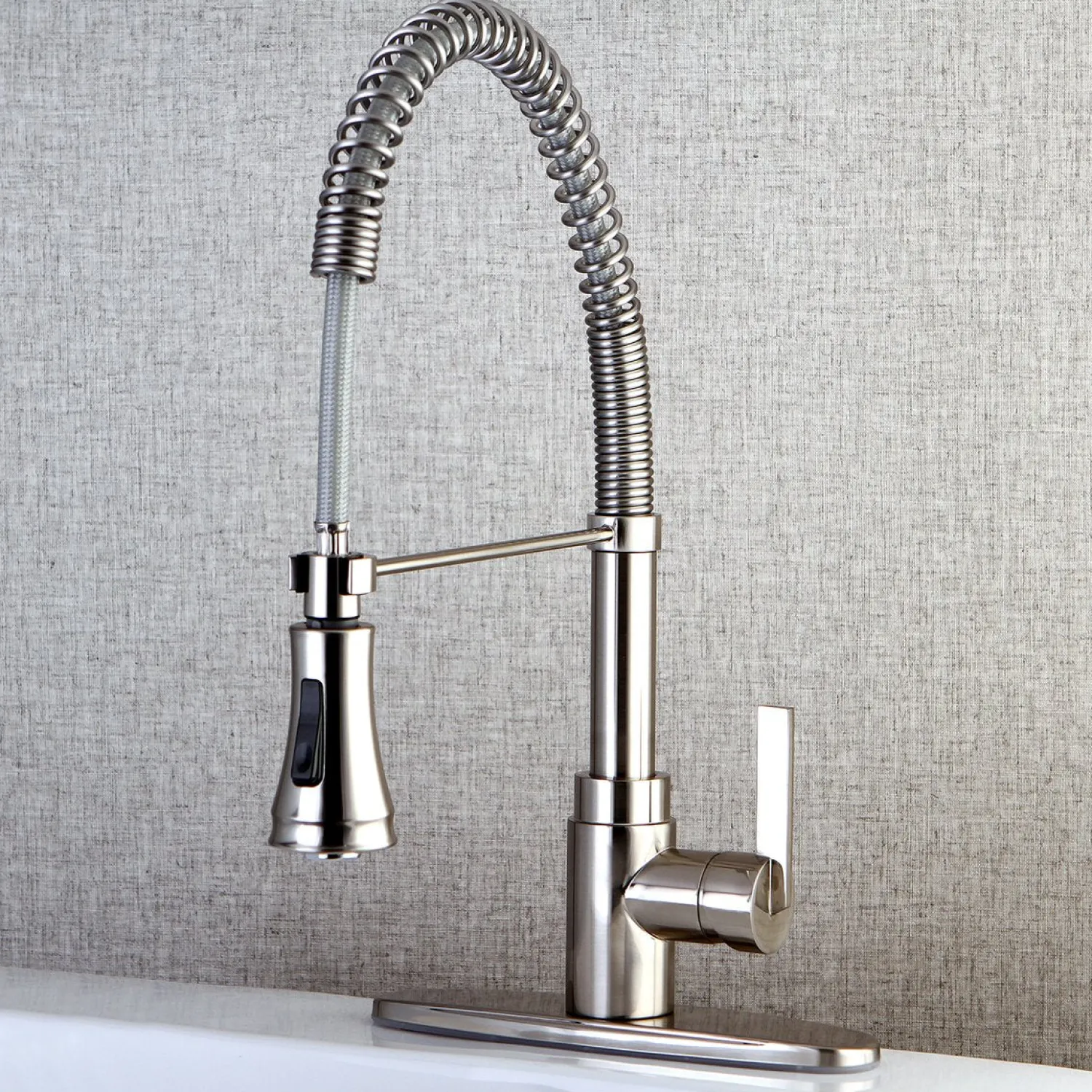 Outlet Continental Gourmetier Single-Handle Pre-Rinse Kitchen Faucet Commercial Style Faucets