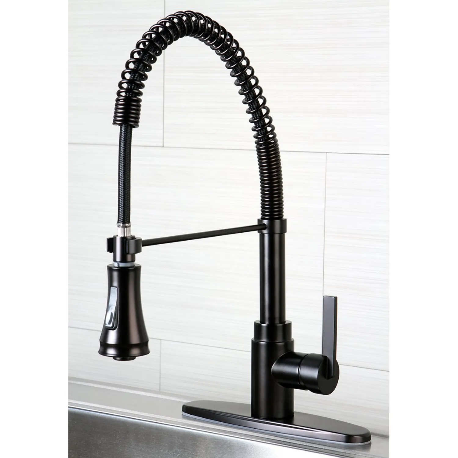 Outlet Continental Gourmetier Single-Handle Pre-Rinse Kitchen Faucet Commercial Style Faucets