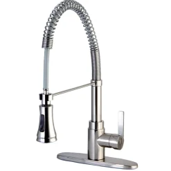 Outlet Continental Gourmetier Single-Handle Pre-Rinse Kitchen Faucet Commercial Style Faucets