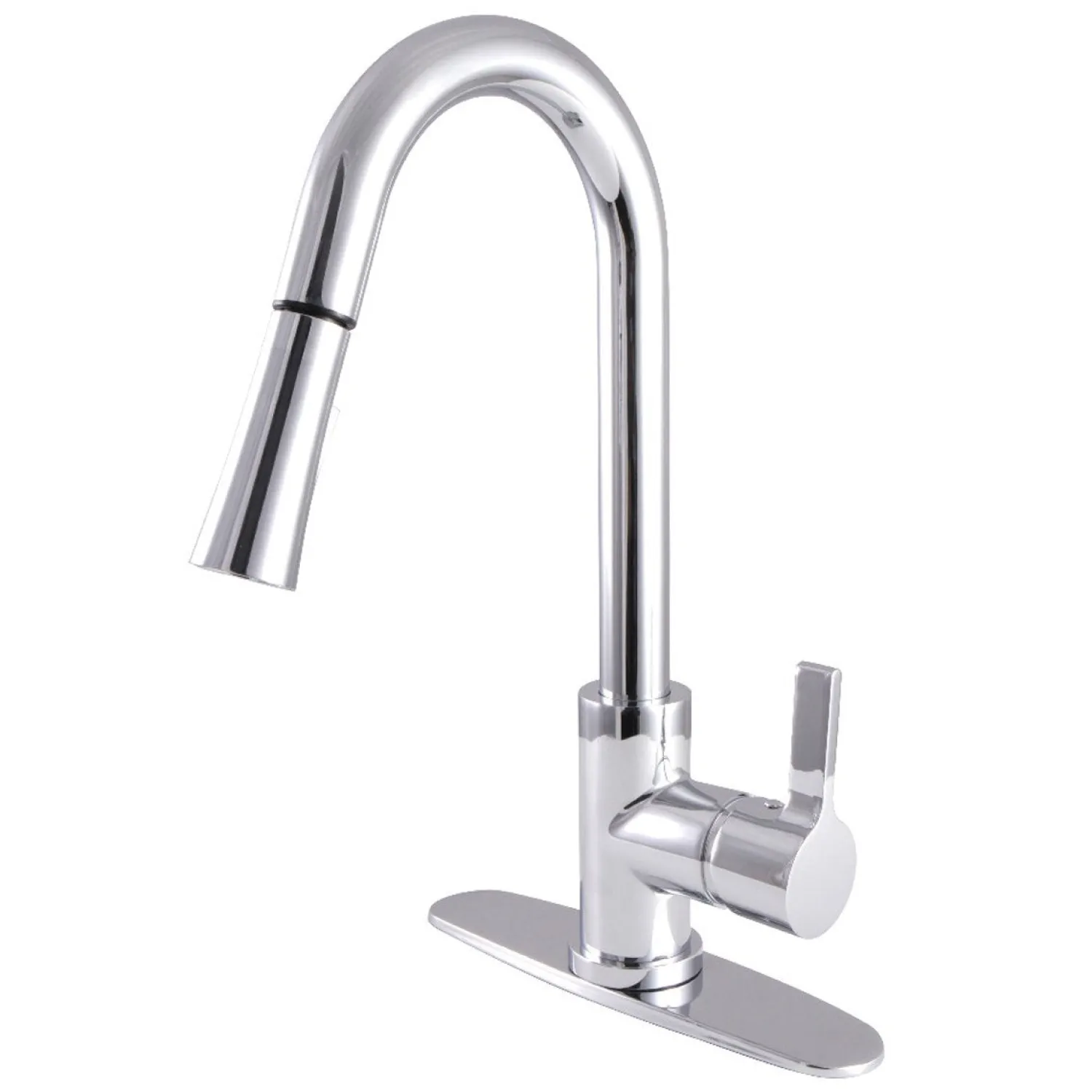 Best Continental Gourmetier Single-Handle Pull-Down Kitchen Faucet Single Hole