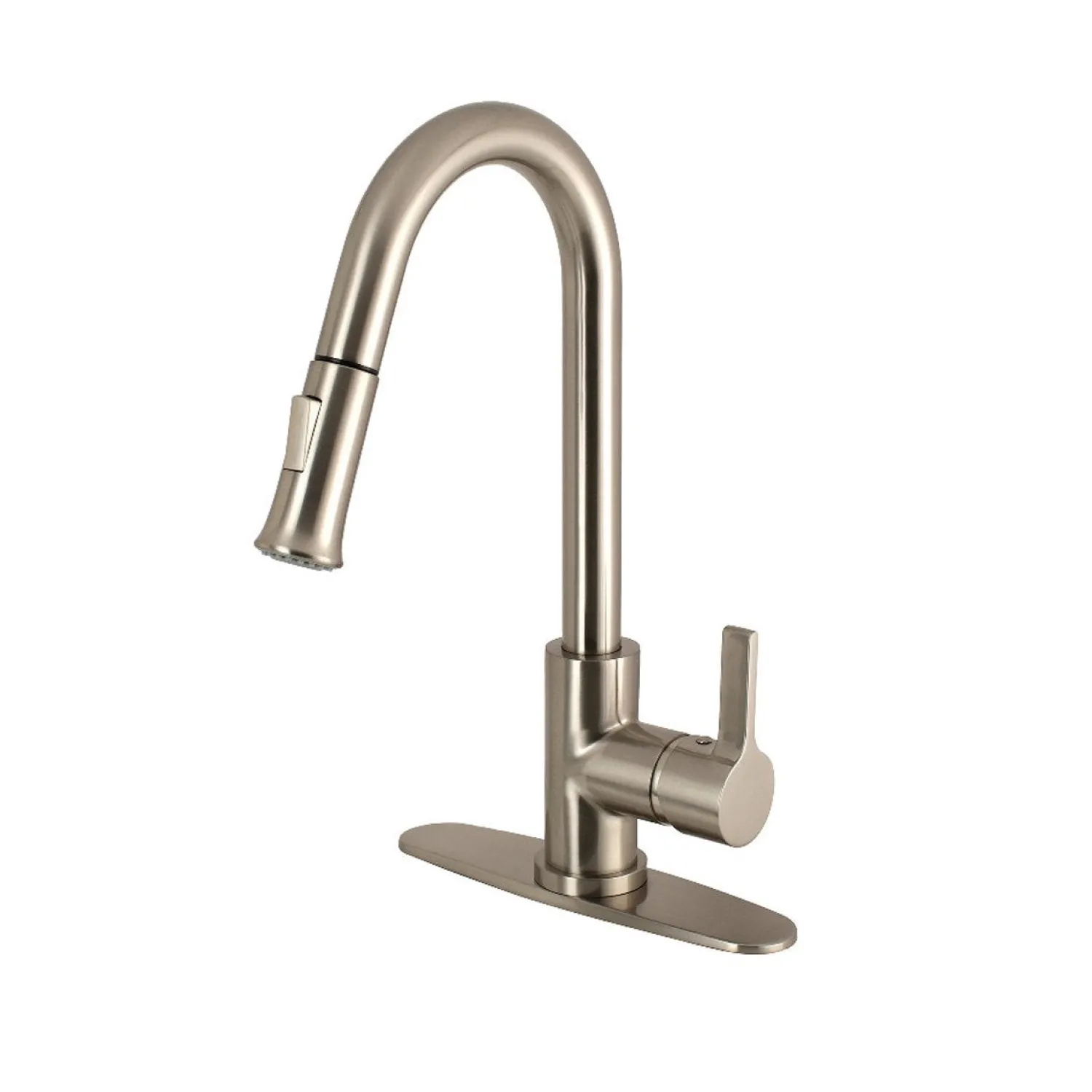 Best Continental Gourmetier Single-Handle Pull-Down Kitchen Faucet Single Hole