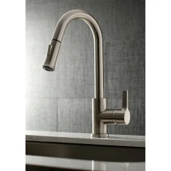 Best Continental Gourmetier Single-Handle Pull-Down Kitchen Faucet Single Hole