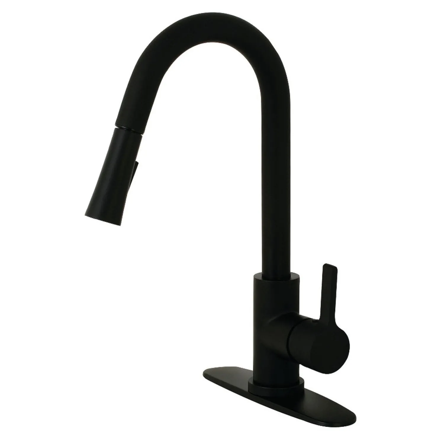 Best Continental Gourmetier Single-Handle Pull-Down Kitchen Faucet Single Hole