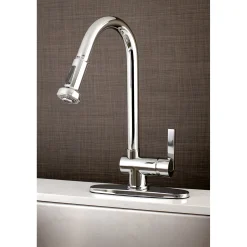 Continental Pull-Down Kitchen Faucet Single Hole