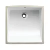Online Cove China Undermount Bathroom Sink with Overflow Hole Undermount