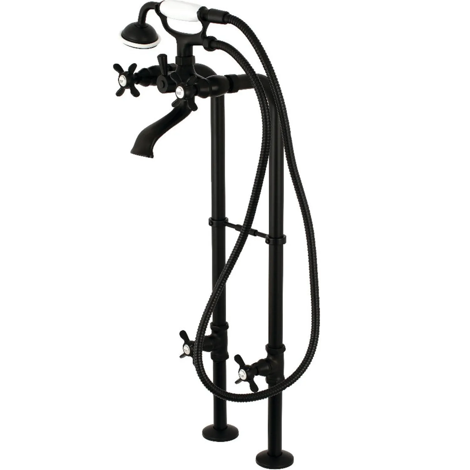 Sale Cross-Handle Freestanding Tub Faucet Package Free Standing Tub Fillers|Tub Faucets