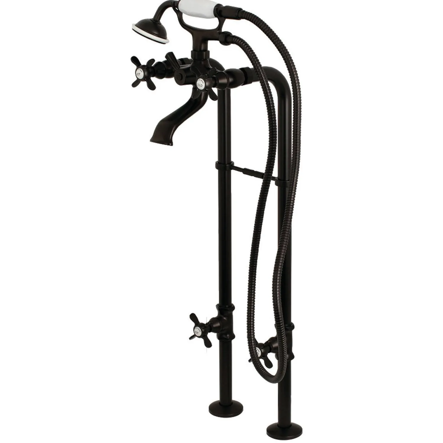 Sale Cross-Handle Freestanding Tub Faucet Package Free Standing Tub Fillers|Tub Faucets