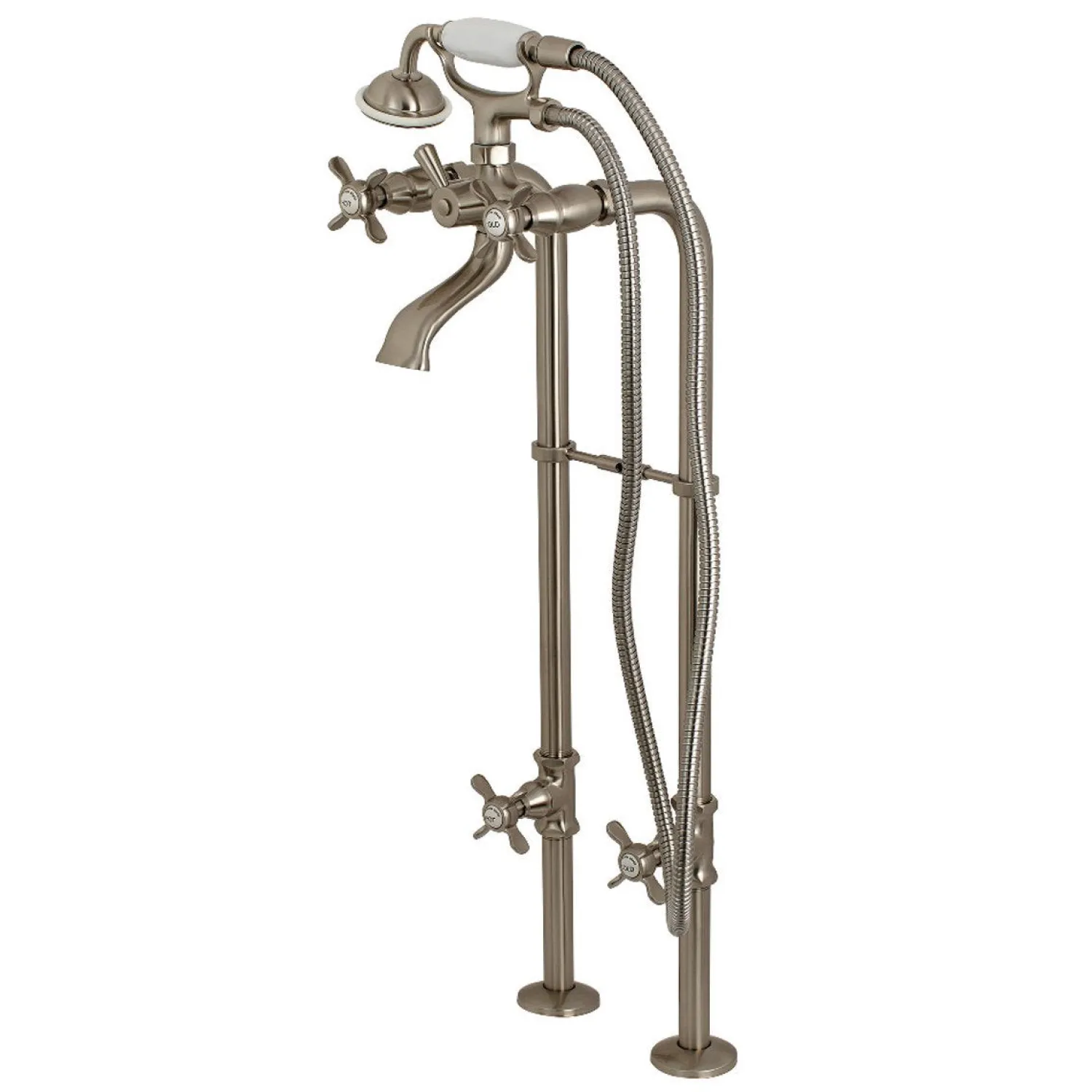 Sale Cross-Handle Freestanding Tub Faucet Package Free Standing Tub Fillers|Tub Faucets