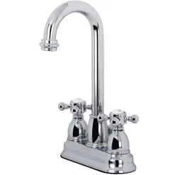 Discount Cross-Handle 4-Inch Centerset Bathroom Faucet 4