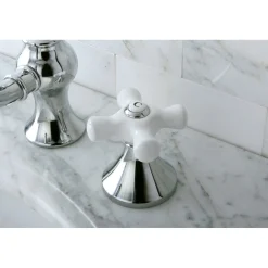 Best Cross-Handle 8-Inch Widespread Bathroom Faucet 8" Widespread