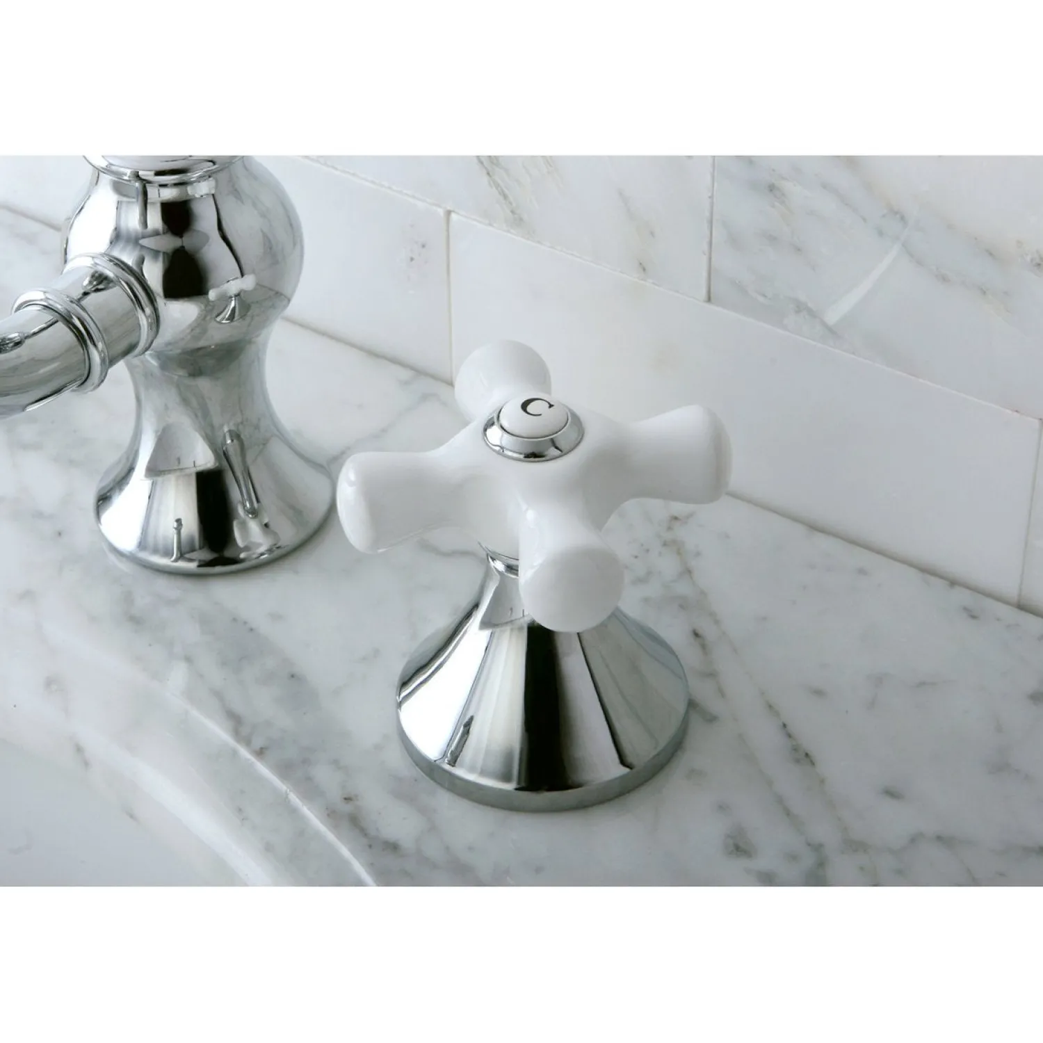 Best Cross-Handle 8-Inch Widespread Bathroom Faucet 8" Widespread