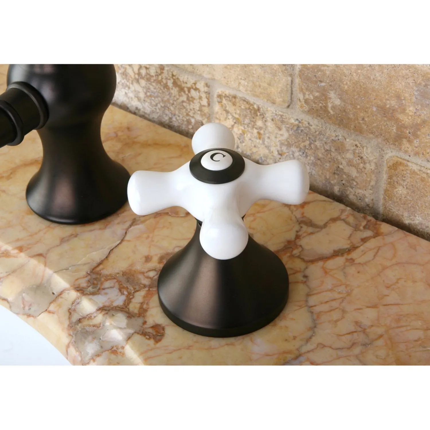 Best Cross-Handle 8-Inch Widespread Bathroom Faucet 8" Widespread