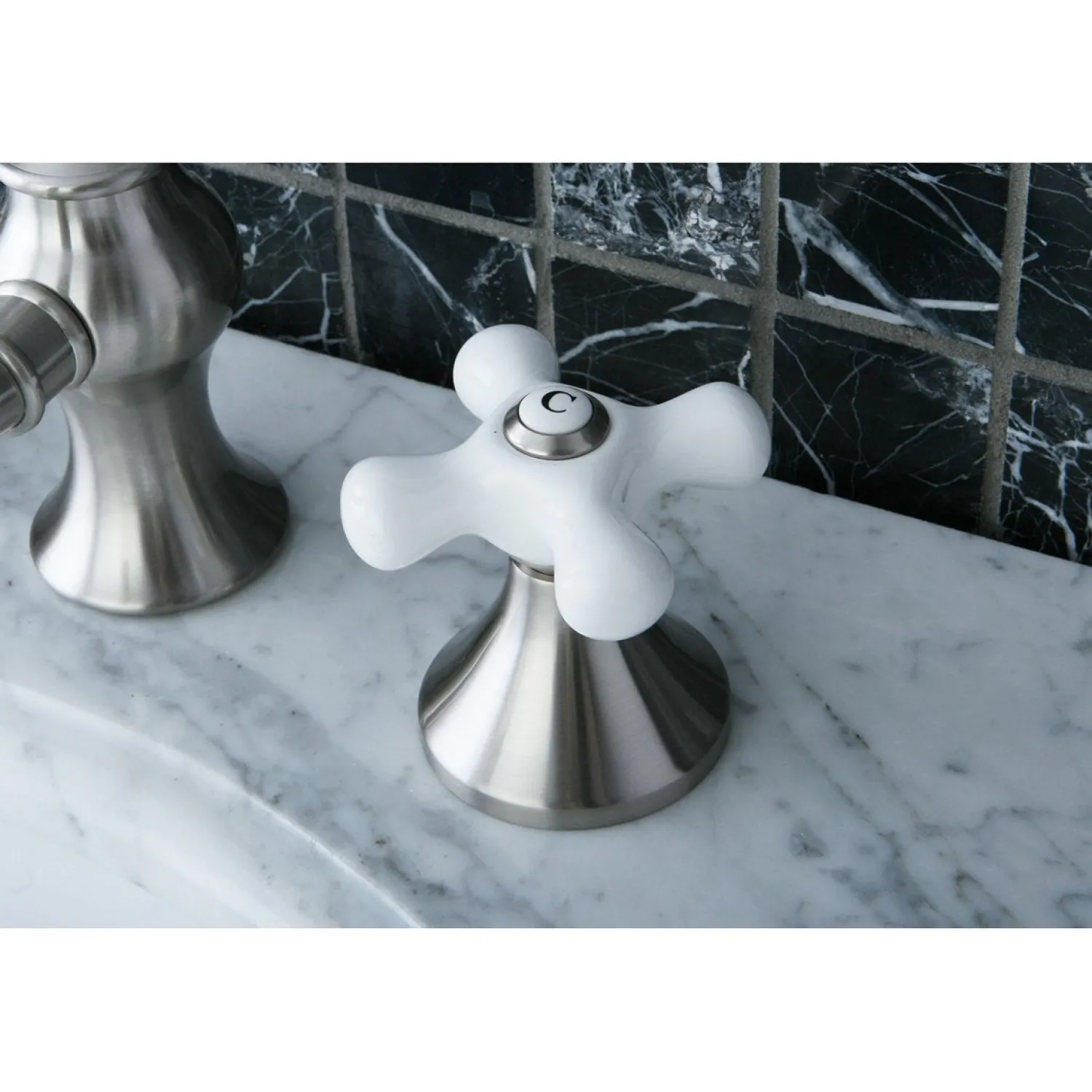 Best Cross-Handle 8-Inch Widespread Bathroom Faucet 8" Widespread