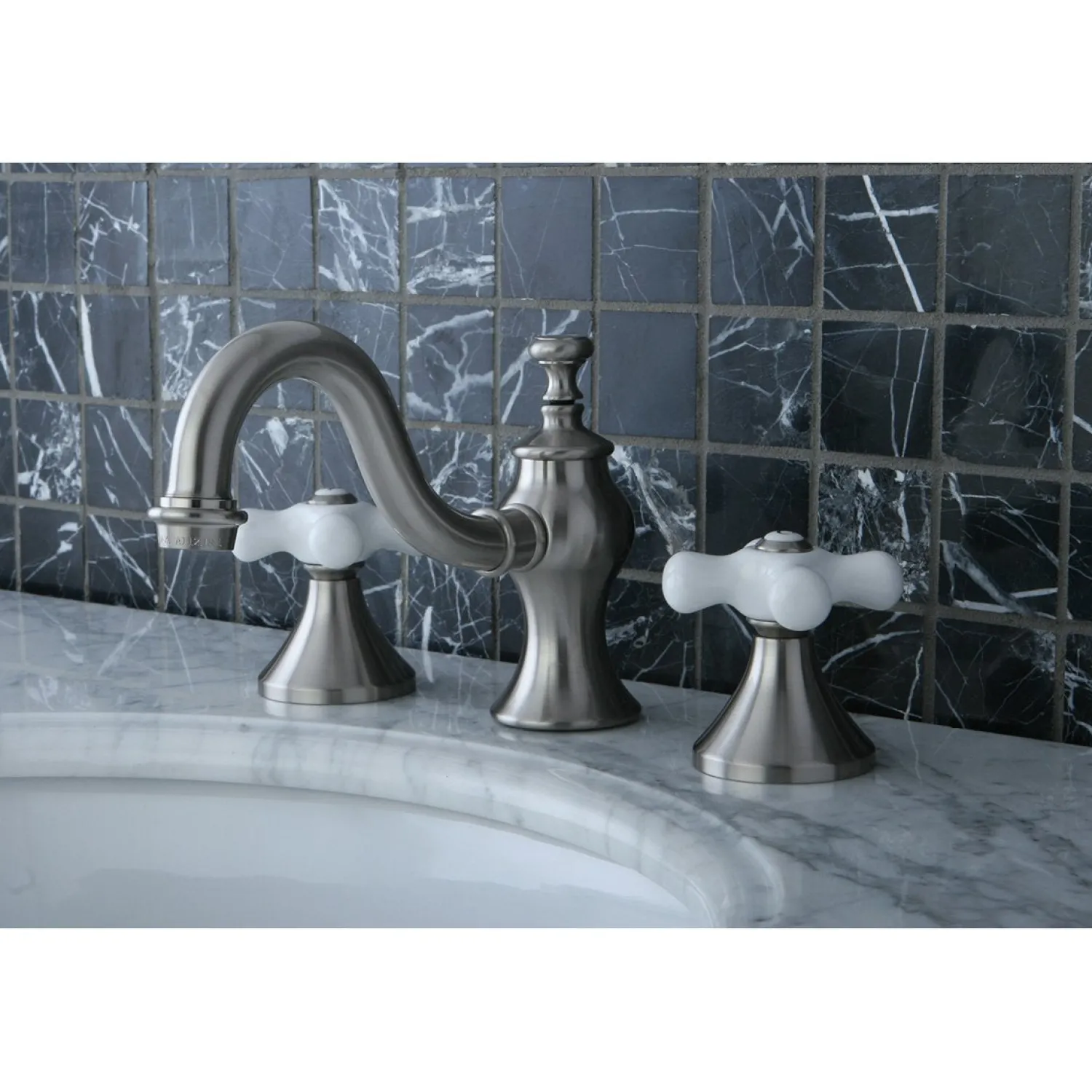 Best Cross-Handle 8-Inch Widespread Bathroom Faucet 8" Widespread