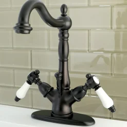 Hot Deck Mount 4" Centerset Bathroom Faucet Single Hole|4" Center Set